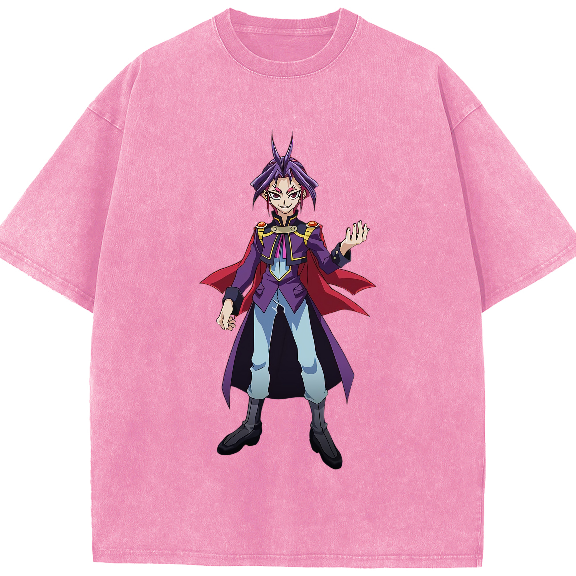 （画像用） 遊☆戯☆王 Yu-Gi-Oh! 綿100% ヴィンテージ風 半袖Tシャツ（フロントプリント）